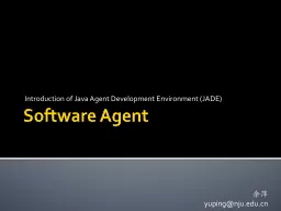 Software Agent Introduction of