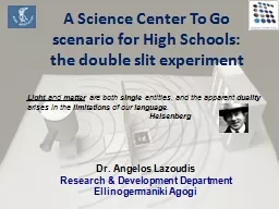 PPT-A Science Center To Go scenario for