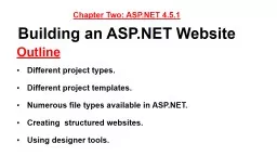 Building an ASP.NET Website