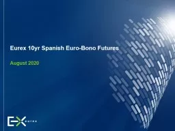 Eurex  10yr Spanish Euro-Bono Futures