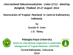 International Telecommunication Union (ITU) - Meeting