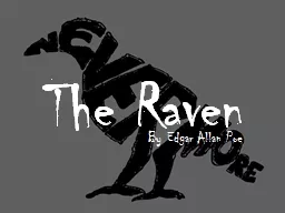 The Raven The Raven By Edgar Allan Poe