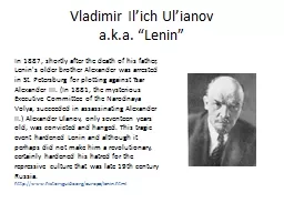Vladimir Il’ich Ul’ianov