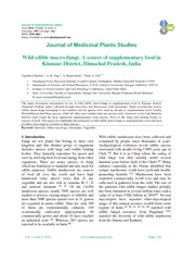 Journal of Medicinal Plants Studies Year   Volume  Iss