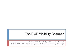 The BGP Visibility Scanner