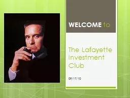 The Lafayette Investment Club