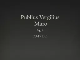 Publius   Vergilius   Maro