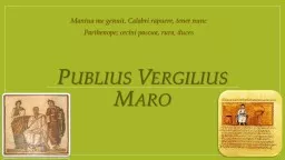 Publius   Vergilius  Maro