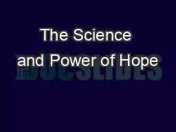 The Science and Power of Hope