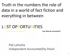 Truth in the numbers the role of data in a world of fact fiction and everything in between