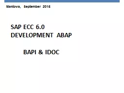 SAP ECC 6.0 DEVELOPMENT ABAP