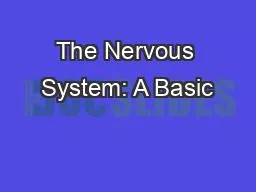 The Nervous System: A Basic