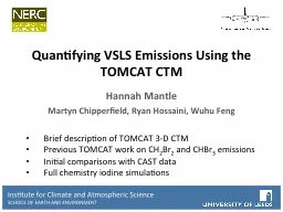 Quantifying VSLS Emissions Using the