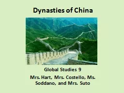 Dynasties of China Global Studies 9