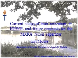 Current status of laser ionization at IGISOL and future concepts for the MARA recoil separator