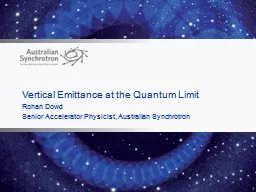 Vertical Emittance at the Quantum Limit