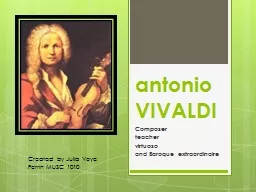 antonio  VIVALDI Composer