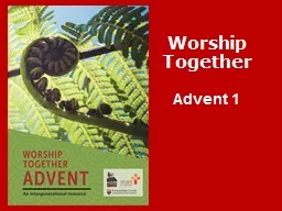 Worship Together Advent 1