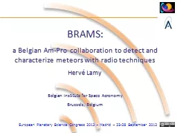 BRAMS:  a Belgian Am-Pro collaboration to detect and characterize meteors with radio techniques