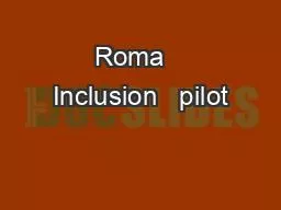 Roma   Inclusion   pilot