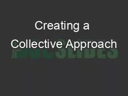Creating a Collective Approach