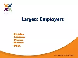 Largest Employers -McAllen