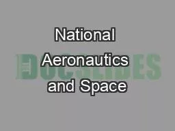 National Aeronautics and Space