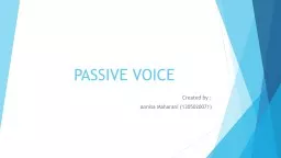 PASSIVE VOICE Created by :