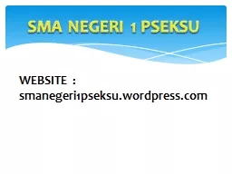 SMA NEGERI 1 PSEKSU WEBSITE :