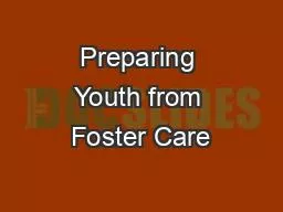 Preparing Youth from Foster Care