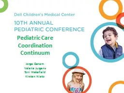 Pediatric Care Coordination Continuum