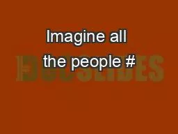 Imagine all the people #