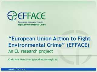 European union action to fight environmental crime
