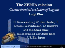 The XENIA  mission   Cosmic chemical evolution of baryons