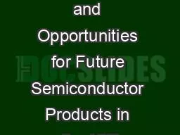 Challenges  and Opportunities for Future Semiconductor Products in the IOT
