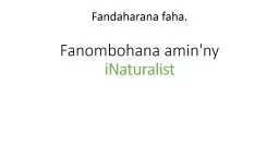 Fanombohana   amin'ny   iNaturalist