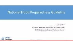 National Flood Preparedness Guideline