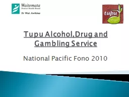 Tupu   Alcohol,Drug  and Gambling Service