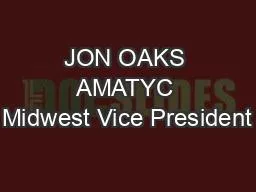 JON OAKS AMATYC Midwest Vice President