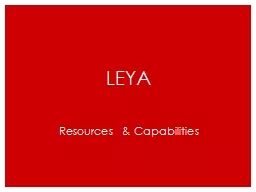 Leya Resources &  Capabilities