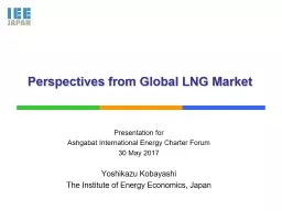 Perspectives from Global LNG Market