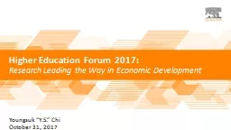 Higher Education Forum 2017:
