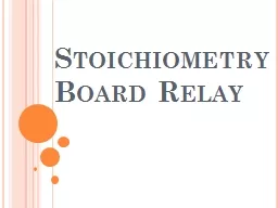 Stoichiometry Board Relay
