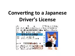 Converting to a Japanese