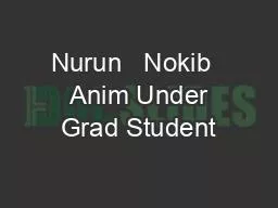 Nurun   Nokib   Anim Under Grad Student