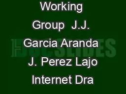 DISPATCH Working Group  J.J. Garcia Aranda  J. Perez Lajo Internet Dra