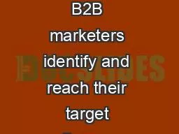 Bizo is how B2B marketers identify and reach their target audiences on