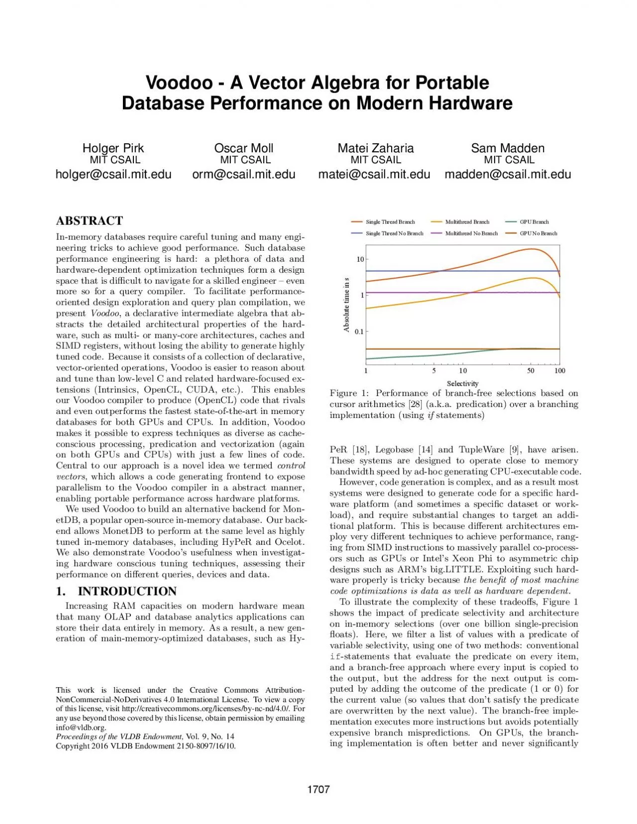 PDF-Voodoo­AVectorAlgebraforPortableDatabasePerformanceonModernHardwareHo