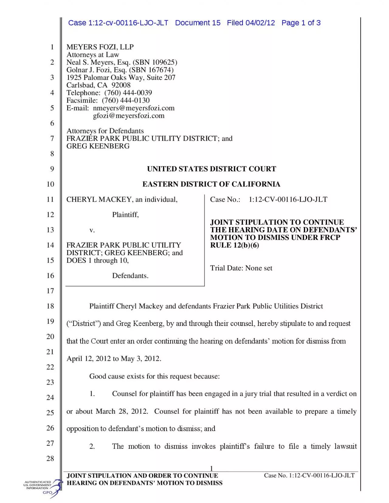 PDF-Case 1:12-cv-00116-LJO-JLT Document 15 Filed 04/02/12 Page 3 of