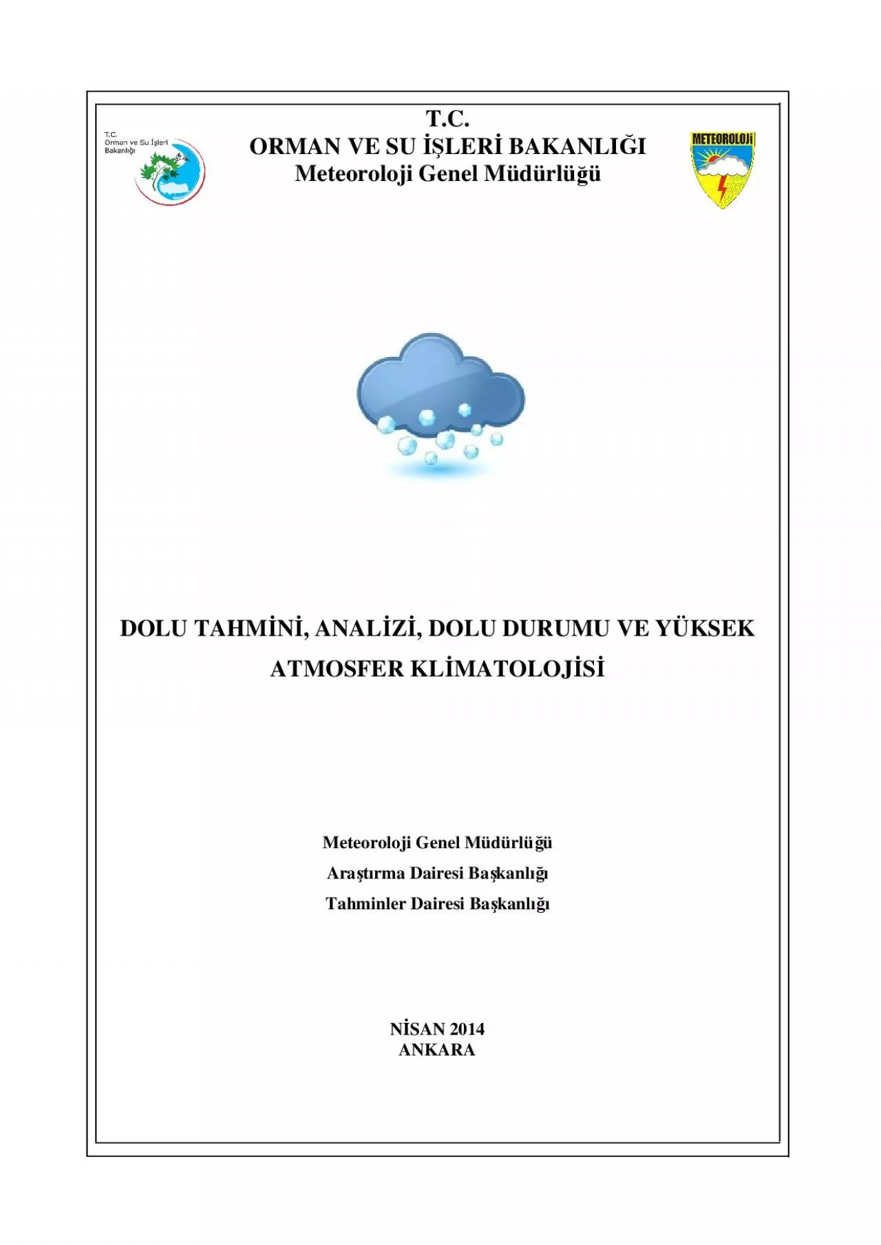 PDF-T.C. ORMAN VE SU LER BAKANLII Meteoroloji Genel M